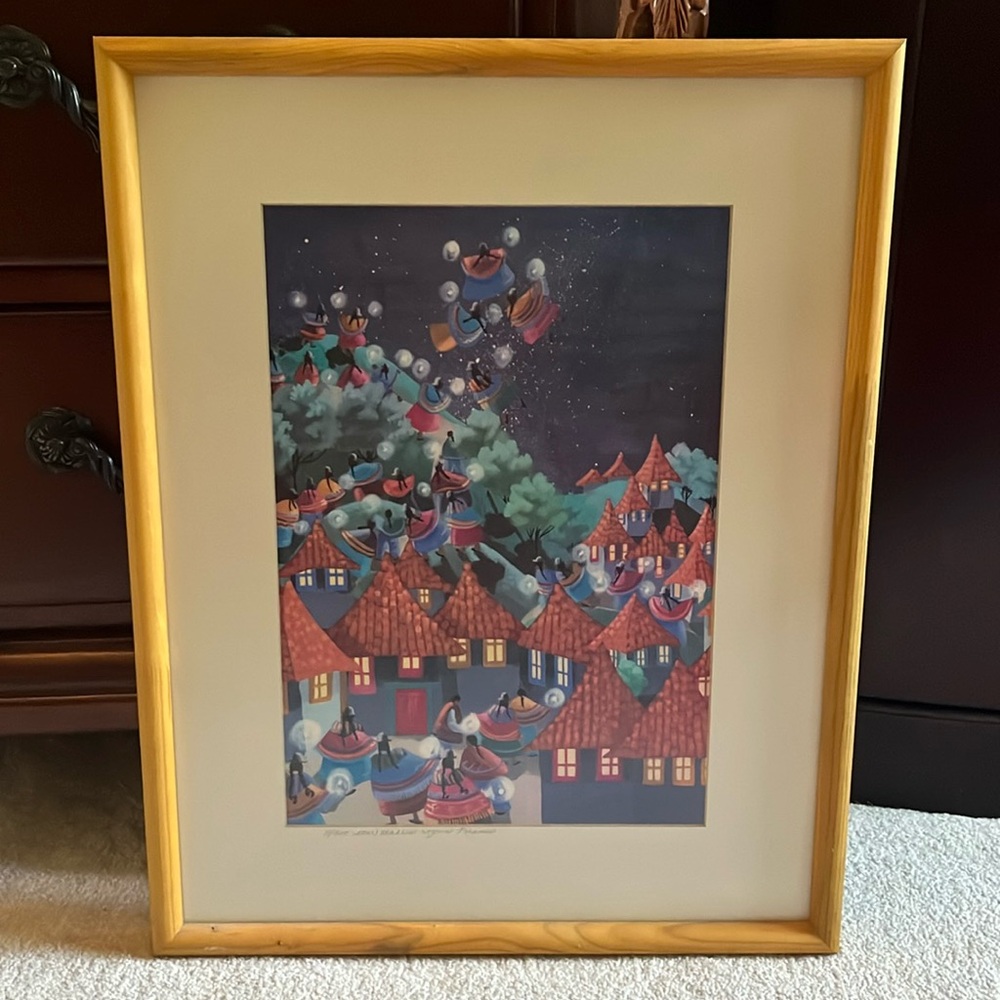 Star Makers Framed Limited Print 18/300 Lynn Krause